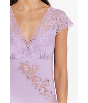 Camisón largo micromodal elastano detalle espalda